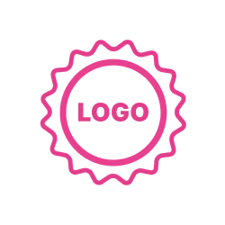 Ikona plomby 3D z logo
