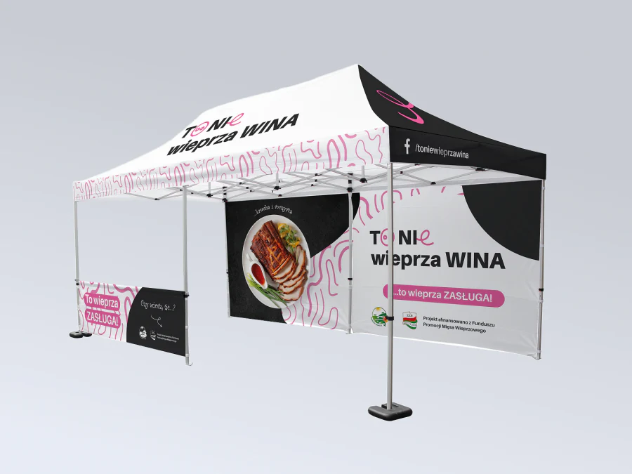 Namiot reklamowy - realizacja 02